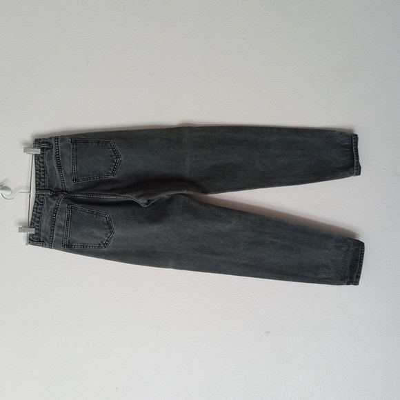 Pretty Little Thing Faded Black Distressed Jeans Size 4 - Picture 3 of 4